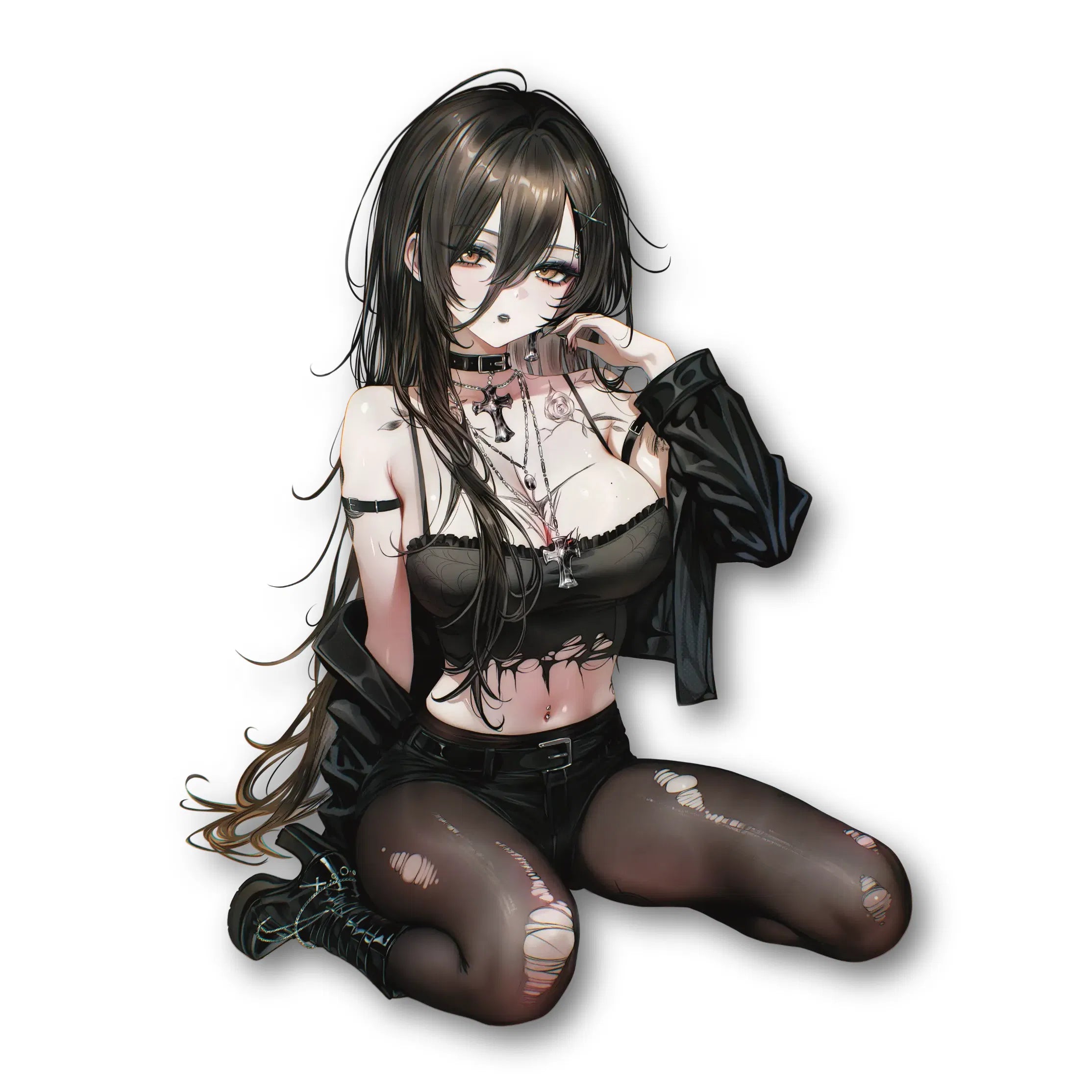 Amaya Crimson Heart Sticker