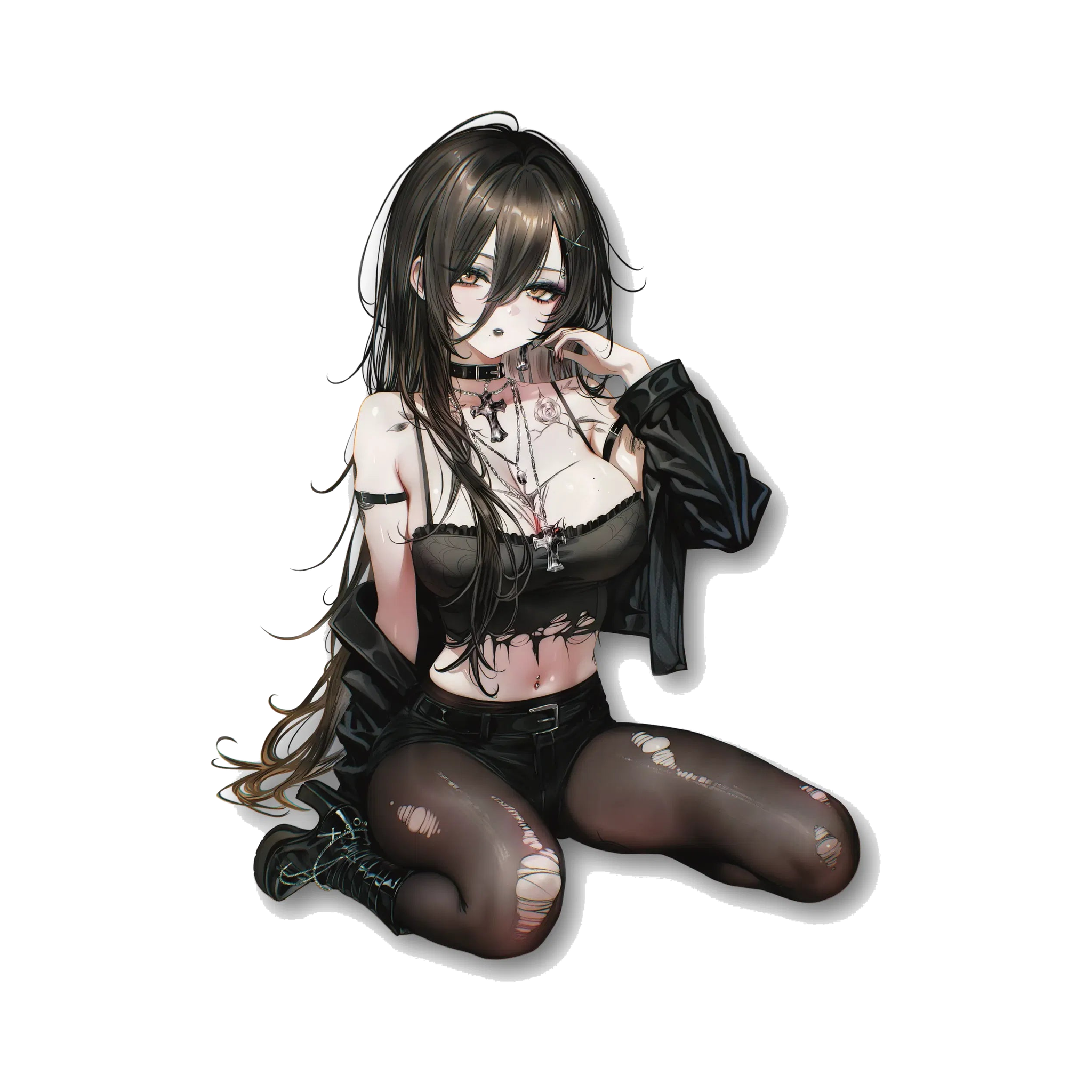 Amaya Crimson Heart Sticker
